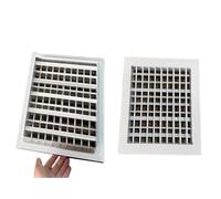 Breathable Brick Cover Vent Cover, 2 Ventilation and Exhaust Fan Grille Covers (25 x 25 cm (10 x 10 inches)) for Bathroom Garage Doors(30 x 30 cm (12 x 12 in))