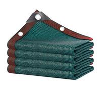 Breathable Brown Shade Net with Grommets - Ideal for Balcony Pergola Garden Greenhouse - 2x17m UV Protection Sun Block Outdoor Cover