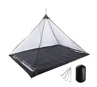 Breathable Camping Mosquito Net with Portable Bag High Density See Through Mesh Cover Outdoor Anti Mosquito Camping Netting for Travel Hiking Backpacking Single Sleeping Bag, Bed, Tent