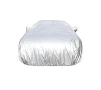 Breathable Car Cover Universal SUV Car Covers Sun Dust UV Protection Outdoor Auto Full Umbrella Silver Reflective Stripe For Sedan Outdoor Car Cover(S-4.15X1.70X1.50M)