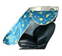 Breathable Car Sun Shade, UV Protection Front Seat Cover, Mesh Colour