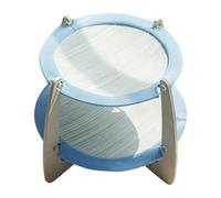 Breathable Cat Bed, Washable Pet Hammock, Sisal Pad with Sturdy Panel, Large Load Bearing with Refined Texture, 60x60x44cm Pet Category, Scratching Fixture for Balcony Living Room Shop Daily Play