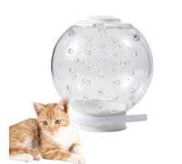 Breathable Cat Muzzle | Cat Bubble Helmet Anti Bite Cat Hood, Clear Adjustable Pet Head Protective Space Ball, Cat Masque For Grooming Shaving Bathing