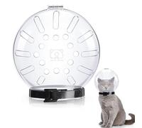 Breathable Cat Muzzle, Cat Clear Breathable Anti Bite Hood Astronaut Helmet, Adjustable Kitten Muzzle, Pet Face Prevent from Cats Biting and Chewing