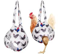 Breathable Chicken Transport Bag, Poultry Transport Bag, Breathable Canvas Chicken Carry Bag with Handle, Fashion Print Portable Holder for Hens Roosters, Outdoor Travel Hiking Driving Farm Use ，A