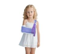 Breathable Children’s Arm Sling - Support Stabiliser for Wrist/Elbow/Shoulder Injuries,Fits both left and right hands seamlessly (Purple, L)
