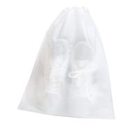 Breathable Clear Shoe Protection Bag, Non -Woven Shoe Cord String Bag for Air Drying (Small Size)