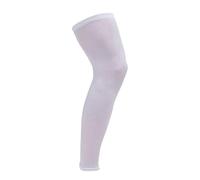 Breathable Compression Knee Sleeves for Sports Stability All-Day Activity Support Gym Yoga Cycling Comfort Stretchable Fitness Gear Unisex Performance Enhancer(White 2pcs,M)
