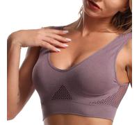 Breathable Cool Lift up Air Bra 2025 New Large Size Breathable and Comfortable Mesh Sports Bra for Women Plus Size Bras for Women No Underwire Sports Bras