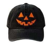 Breathable Cotton Halloween Hat With Unqiue Pattern Baseball Cap Ideal For Family Costumes Outdoor Adventures Halloween Baseball Cap