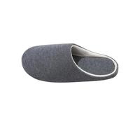 Breathable Cotton Slippers for Men and Women, Memory Foam Insole, Washable House Sleepers, Non-Slip Rubber Soles, Guest Slippers for Household Guests, gray, 6 UK