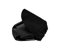 Breathable Dog Face Mask - Anti Mosquito & Chewing Pet Headwear for Small Medium Large Dogs - Soft Mesh Muzzle Guard for Home Safety & Outdoor Walks - Stop Scavenging Protective Snood (Black, S)
