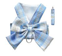 Breathable Dog Harness with Adjustable Chest Strap, Safe Design for Small Dogs, Ideal for Indoor Outdoor Activities (Blue, XL)