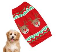 Breathable Dog Jumper - Christmas Dog Jumper, Dog Jumper, Puppy Christmas Dog Clothes, Warm Dog Shirt, Soft Dog Jumper - Breathable Knitted Dog Fabric, Beautiful