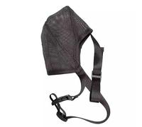 Breathable Dog Muzzle Anti Chew Barking for Golden Retriever Labrador Collie(XS,黑色)