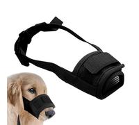 Breathable Dog Muzzle - Lightweight Mesh Muzzle, Adjustable Fit | Comfortable Short Snout Design For Pugs, Pet Mouth Cover For Training Walks