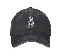 Breathable Don't Be A Basic Witch Fashion Unisex Cotton Baseball Cap Classic Adult Adjustable Denim Hat Gift