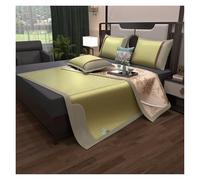 Breathable Dual-Sided Summer Sleeping Mat With Pillowcase,with Herbal Aroma Soft Foldable Cooling Design For Bedroom, Living Room And Floor(Green,120 * 200cm)