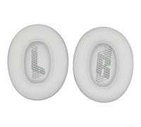 Breathable Ear Pads Replacement for JBL Live 770NC Wireless(White) | High-density memory foam core, superior noise isolation, snug ergonomic fit, grey finish, long-lasting comfort