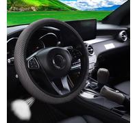 Breathable Elastic 3PCS Car Steering Wheel Cover Set with Handbrake and Gear Shift Covers Enhancing Driving Experience (Grey)