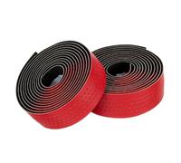 Breathable EVA handlebar tape with non slip properties and shock absorption designed for road bikes to improve cycling comfort (Red)
