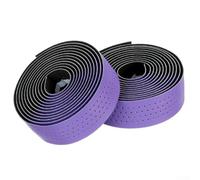 Breathable EVA handlebar tape with non slip properties and shock absorption designed for road bikes to improve cycling comfort (Purple)