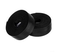 Breathable EVA handlebar tape with non slip properties and shock absorption designed for road bikes to improve cycling comfort (black)