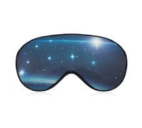 Breathable Eye Mask Astronomical Art Printed Soft Sleep Eye Masks with Adjustable Strap Eye Cover Eye Patches Light Blocking Eyemask for Office Nap Travel