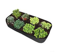 Breathable Felt Planting Bag 180x90cm Non-Woven Self-Absorbing Eco Reusable | Sturdy structure resists deformation For home gardening balcony or nursery use Supports water retention and drought