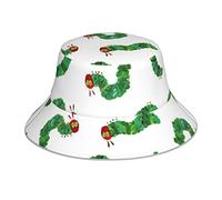 Breathable Fisherman Hat Very Hungry Caterpillar Funny Rain Hat for Travel,Summer,Festivals,Teenagers,Outdoor