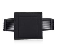 Breathable G Tube Holder Belt Large Square Sponge Feeding Tube Pouch for Gastrostomy J Peg Peritoneal Dialysis PD Peritoneal Dialysis Catheter Accessories Women Men Black Medium