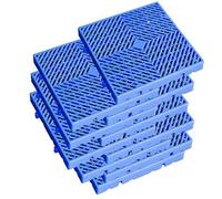 Breathable Grid Ventilation Pallet, Plastic Nestable Shipping Grid Pads Pallet, Wear-resistant Waterproof Grid Lightweight Pallet for Indoor Warehouse Garden,50x50mm