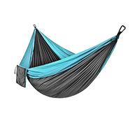 breathable hammock, Double Layer TÜV-Certified Camping s, 400 kg Load Capacity, 270 x 140 cm, Made of Breathable Nylon Parachute for Outdoor Travel Garden