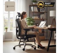 Breathable High Back Ergonomic Office Chair with Tilt and 3D Adjustable Armrests
