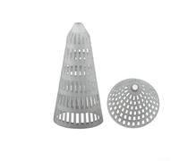 Breathable Hydrophobic Water Filter Cover for Orchid Pots Made from Recycled Plastic to Support Root Aeration and Drainage (15.8 * 8cm)