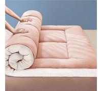 Breathable Japanese Floor Mattress - Soft & Fluffy Folding Design for Single/Double Use, Perfect for Dorms, Minimalist Living, and Space-Saving Solutions.