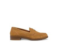 Breathable Leather Loafers, Jaylon 2 Cognac