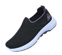 Breathable Light Duty Slip On ’s Sneakers with Soft Sole for Daily Comfort and Style Soft Cushion for Active Mornings Black
