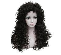 Breathable Liner Curly Wigs With Heated-Resistant Fibers African Women's Cosplay & Everyday Natural Hairstyle Way Synthetic Fiber Wigs