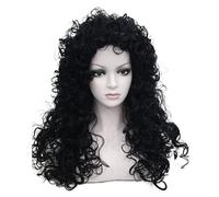 Breathable Liner Curly Wigs With Heated-Resistant Fibers African Women's Cosplay & Everyday Natural Hairstyle Way African Curly Wigs With Bangs