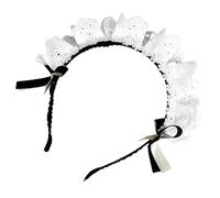 Breathable Maid Hair Hoop Durability Hair Band Halloween Costume Accessory For Theme Event And Personality Styles Lovely Maid Costume