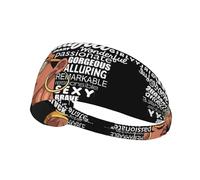 Breathable Melanin Afro Woman Print Headband for Sports â€“ Stylish Sweatbands, Perfect for Yoga, Running, Cycling, and More
