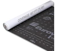 Breathable Membrane Roofing Underlay - Professional Grade 120 GSM - Roll 4.92x164 ft (1.5x50m) - 3 Layer Vapor Permeable Roof Underlayment Covers 807 ft² (75 m²) - for Homes, Sheds & Pitched Roofs