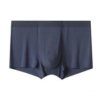 Breathable Men's Solid Color Boxer Briefs Underwear with Pouch Design Underpants Trunks for Day to Day Wear (XXXL E)