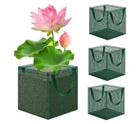 Breathable Mesh Basket, Aquatic Plant Pot, Foldable Container with Sturdy Build, Reusable Plant Basket for Water Lily and Strawberry, Gardening Accessory with Practical Style, Outdoor Use for Aquarium
