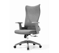 Breathable Mesh Chair,With 360 degree free rotation, wide shoulder and neck support, and high load-bearing chair frame, you won‘t feel tired when sitting for a long time gray 27.9in*27.9in*47.2in