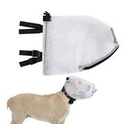 Breathable Mesh Dog Recovery Hood, Protective Grooming Mouth Zipper, Lightweight Anti Lick Guard, Scratch Proof Comfort Shield, Vision Reducing Calm, Shower Stress Relief for Dogs