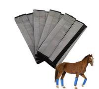 Breathable Mesh Horse Flyproof Leggings, Loose-Fitting Horse Fly Leggings Breathable, Tear-Resistant Fine Mesh Leg Guards Stay-on Comfortable Fly Boots (Gray)