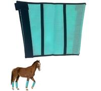 Breathable Mesh Horse Flyproof Leggings,Tear-Resistant Bites Proof Horse Fly Boots Set of 4,Adjustable Leg Wraps for Preventing Flies Mosquitoes Bite (Green, 1set)