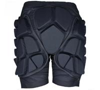 Breathable Mesh Padded Undershorts Quick Breathable Mesh Padded | Ideal for skiing snowboarding skating, discreet under gear, unisex design, black color for versatile use